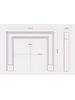 Allora mantel dimensions