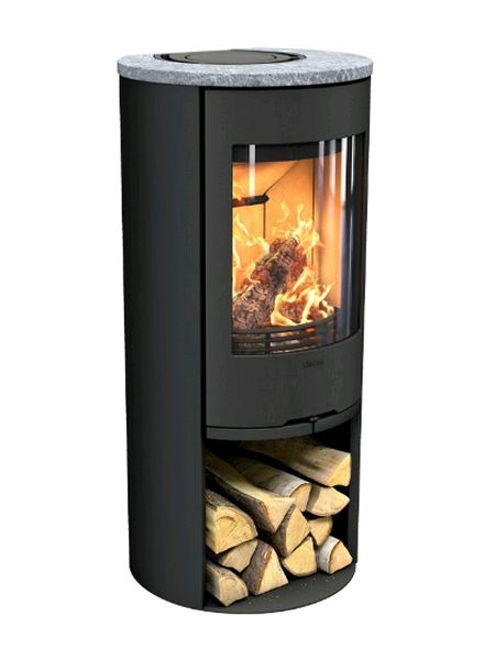 contura 510 black with soapstone top