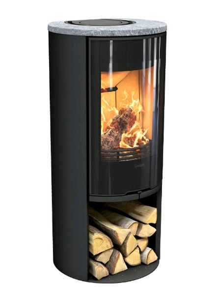 CONTURA BLACK WITH SOAPSTONE TOP