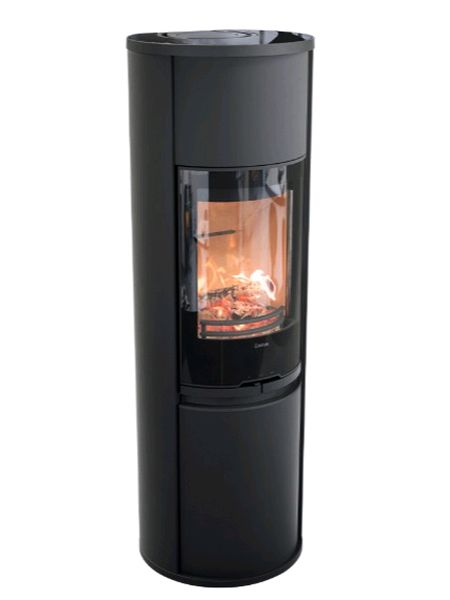 Contura 690G black with glass top