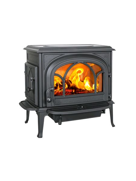 Jotul F 500 Eco SE woodburner with tracery door in black