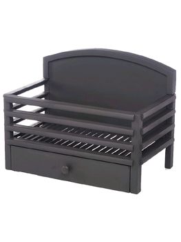 Capital Fireplaces Coral Black Cast Iron Fire Basket