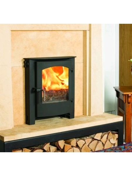 Town and Country Rosedale Inset ECO Smoke Control (Bow Door) Smoke control 5kW output Multifuel British Made