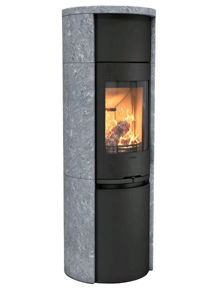 Contura 590T Style  5KW tall woodburner wood burning stove Soapstone Black or Grey