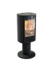 Contura 870 G Style modern woodburner 5kw woodburning stove on a pedestal with generous glass door