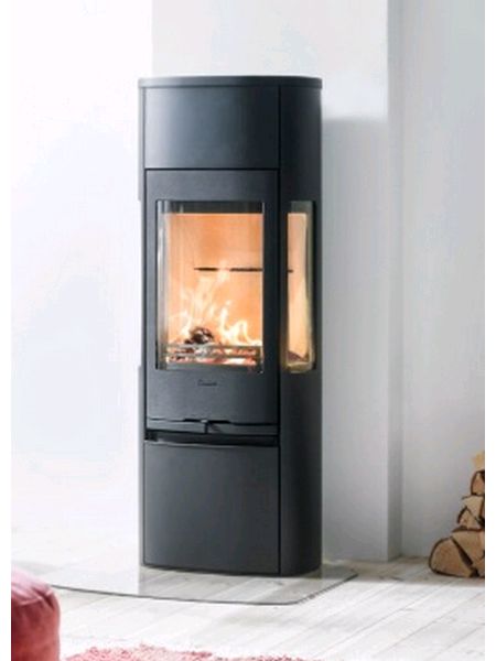 Contura 896 Style 5kw woodburning stove modern  woodburner with side glass