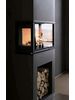 Contura i8G cassette wood burning stove 7kw inset wood burner integrated handle glass door